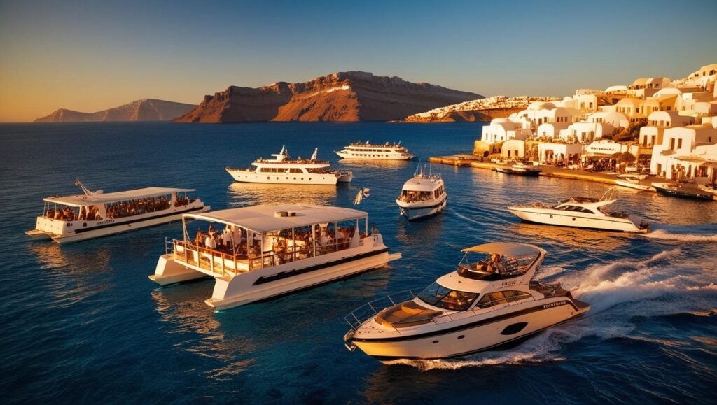 Types of Santorini Boat Tours